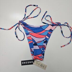 274. ONEONE eco fabric bikini bottom. NWT